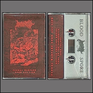 BLOOD SPORE - Fungal Warfare upon All Life CASSETTE (Silver)