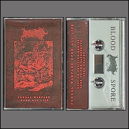 BLOOD SPORE - Fungal Warfare upon All Life CASSETTE (Silver)